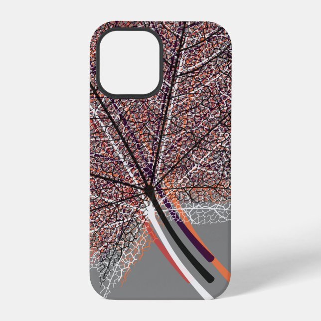 Winter Leaf #3 iPhone Case (Back)