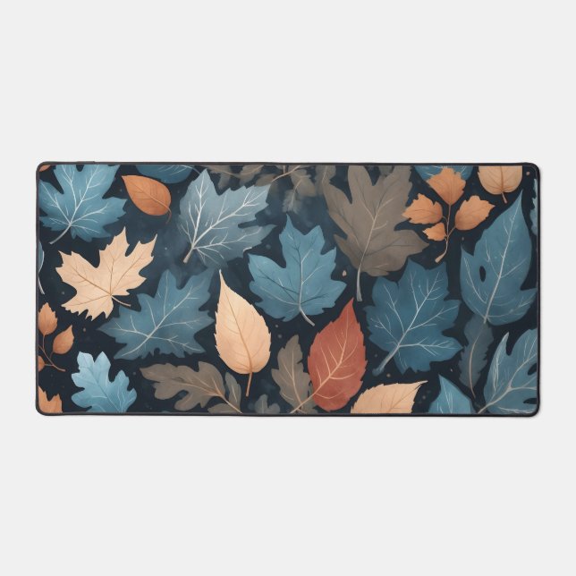 Winter Leaf Desk Mat  (Front)