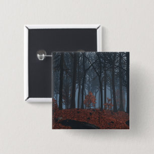 Winter Leaves Button