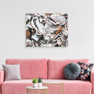 WINTER LEAVES CANVAS PRINT