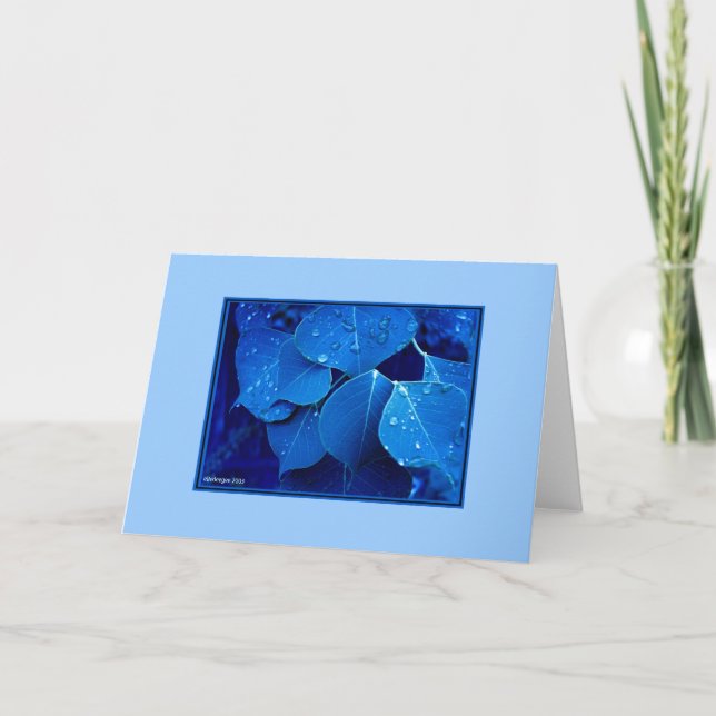 Winter Leaves Card (Front)