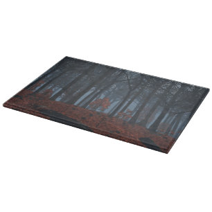 Winter Leaves Cutting Board