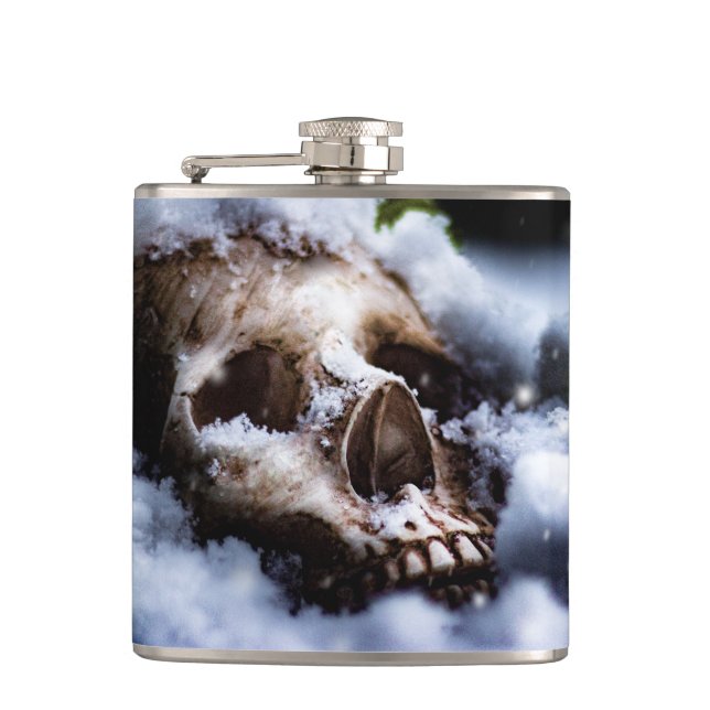 Winter Life IV Hip Flask (Front)