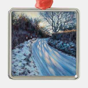 Winter Light Metal Tree Decoration