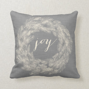 WINTER LINEN PRINT   JOY STYLISH HOLIDAY PILLOW