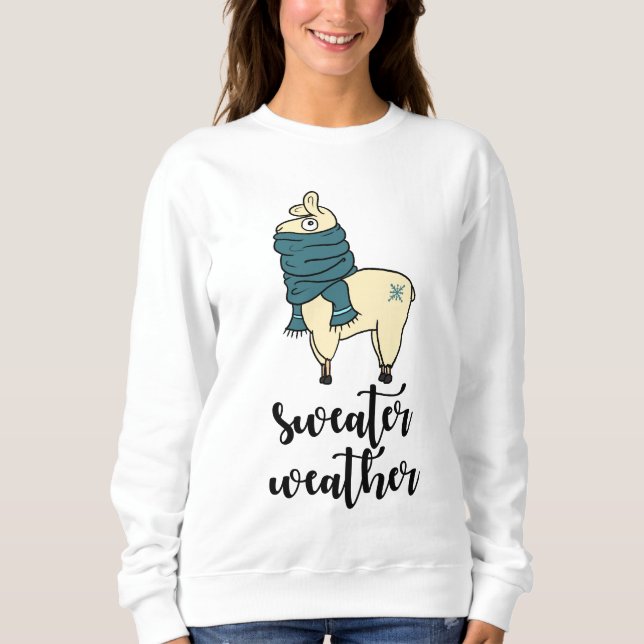 Winter Llama | Sweater Weather (Front)