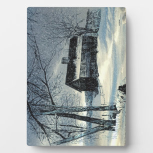 Winter Lodge Plaque