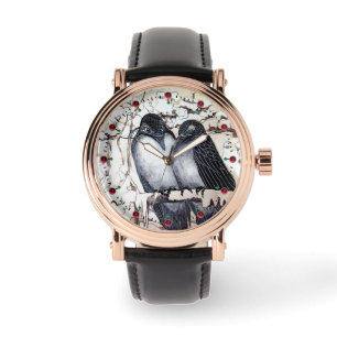 WINTER LOVE BIRDS IN SNOW WATCH