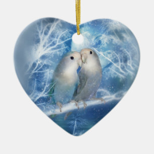 Winter Love Heart Ornament