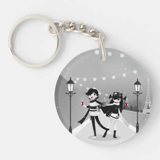 Winter Love Key Ring