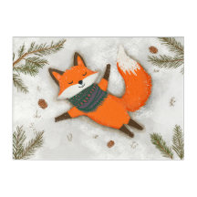 Winter Lover Fox around Christmas