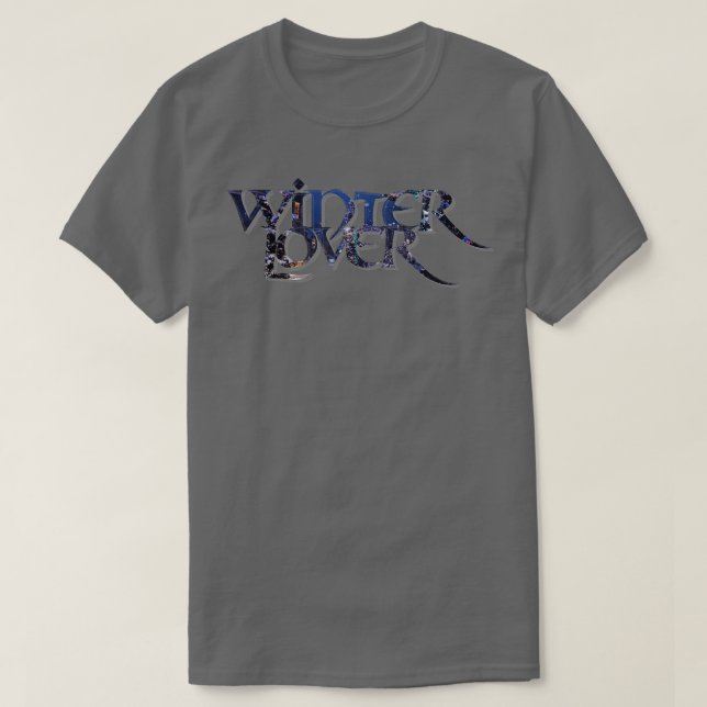 Winter Lover T-Shirt (Design Front)