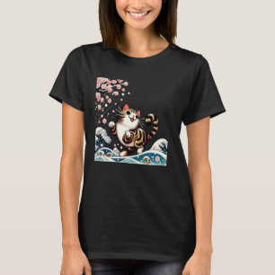 Winter Lover Vintage Kitten Traditional Japanese A T-Shirt