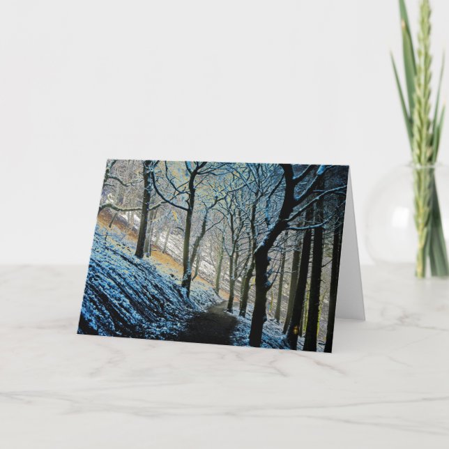 Winter Macclesfield Forest Card (Front)