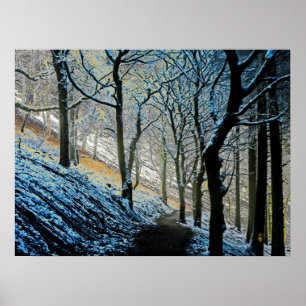 Winter Macclesfield Forest Card Acrylic Print