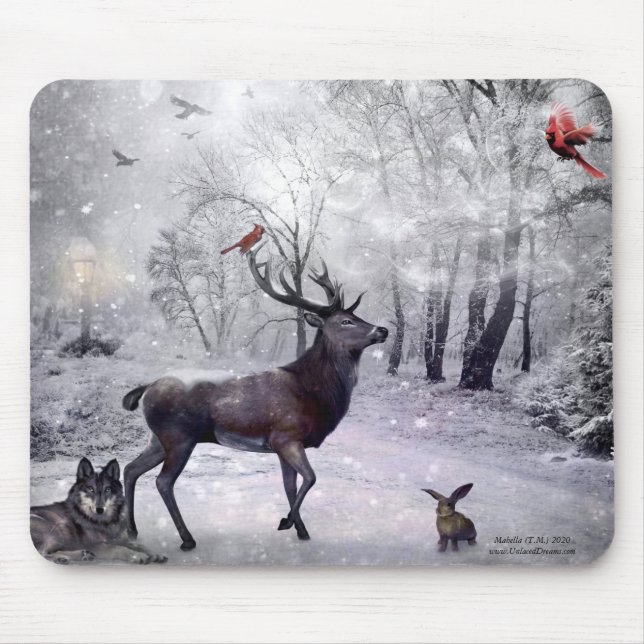 Winter Magic Mouse Mat (Front)