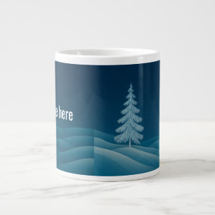 Winter Magic Mug – Personalised Snowy Tree Design