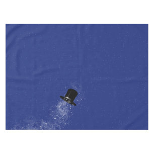 Winter Magic Snowmans' Hat Tablecloth