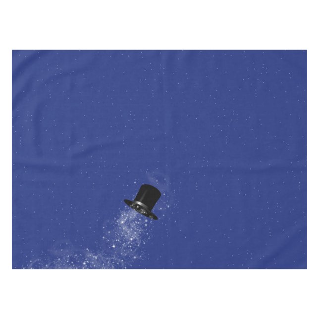 Winter Magic Snowmans' Hat Tablecloth (Front (Horizontal))