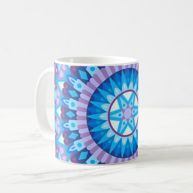 Winter Mandala Mug (Front Left)
