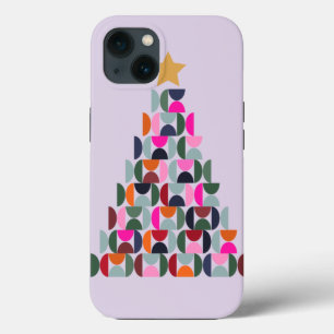 Winter Market 04 Christmas Tree Purple Holiday iPhone 13 Case