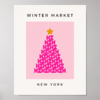 Winter Market 09 Preppy Pink Christmas Tree