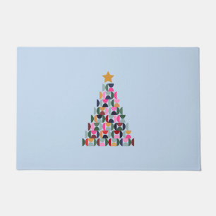 Winter Market 10 Colourful Christmas Tree Doormat