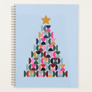 Winter Market 10 Colourful Christmas Tree Planner