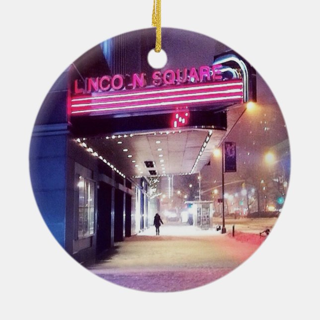 Winter Marquee Ceramic Tree Decoration (Back)