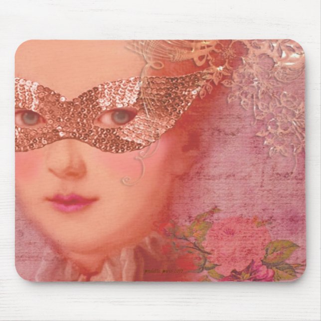 Winter Masquerade Mouse Mat (Front)