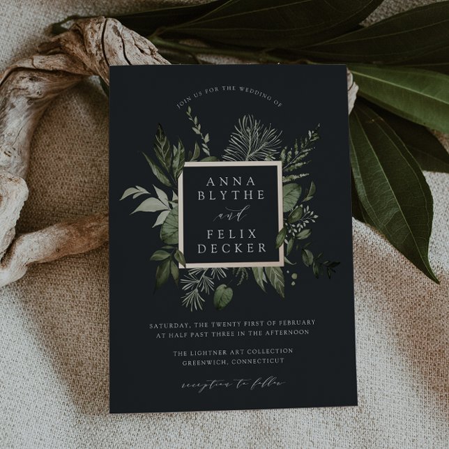 Winter Meadow Botanical Frame Wedding (Creator Uploaded)