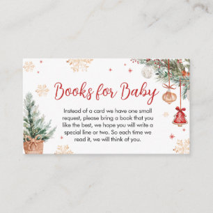 Winter Merry Little Christmas Books for Baby Enclosure Card