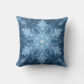 winter message cushion