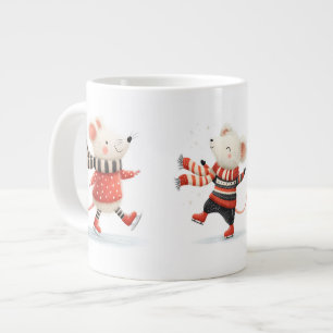Winter Mice Friends Specialty Mug