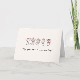 Winter Mice Holiday Card