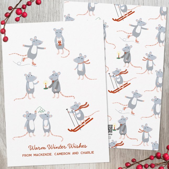 Winter Mice Holiday Card (Creator Uploaded)