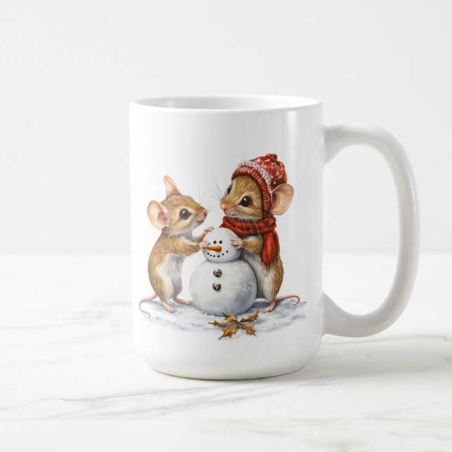 Winter Mice Mug (Right)