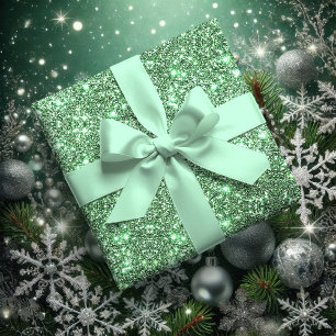 Winter Mint Solid Colour 3 inch Satin Ribbon