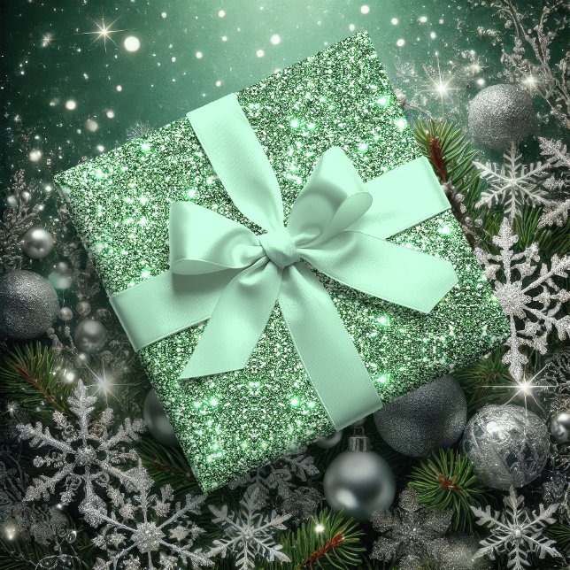 Winter Mint Solid Colour 3 inch Satin Ribbon (Creator Uploaded)