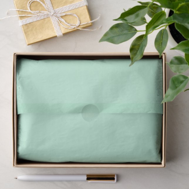 Winter Mint Solid Colour Tissue Paper (Gift)