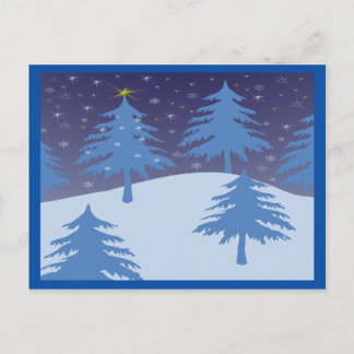 winter miracle country postcard horizontal