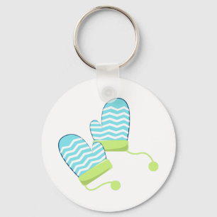 Winter Mittens Key Ring