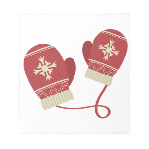 Winter Mittens Notepad