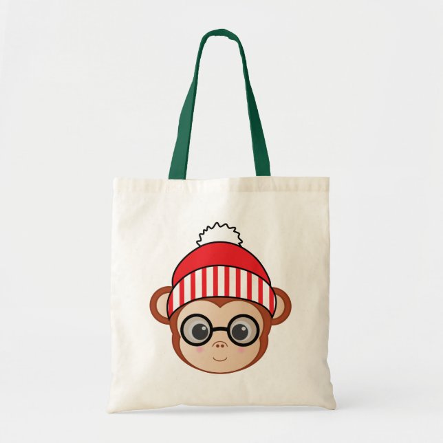 Winter Monkey   Tote Bag (Front)