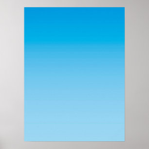 WINTER MOOD – Ice Blue light to deep Poster