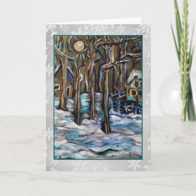 Winter Moon Art Card (Front)