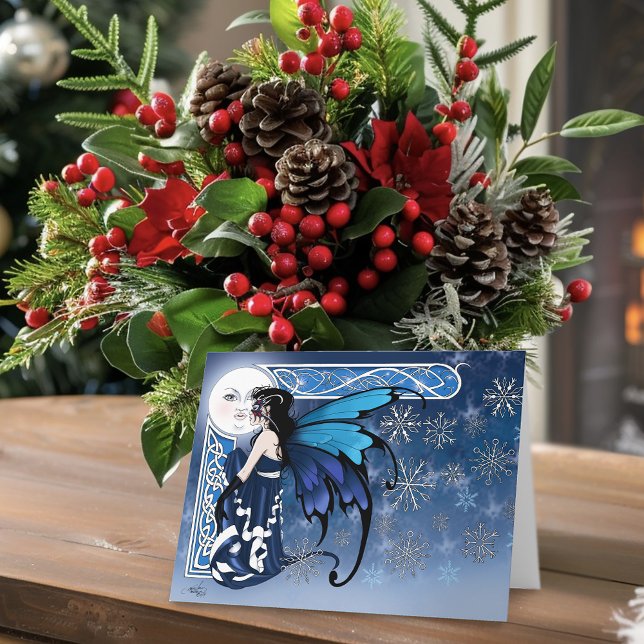 Winter Moon Fairy Blue Card (Creator Uploaded)