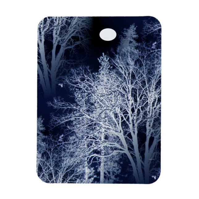 Winter Moon... Magnet (Vertical)