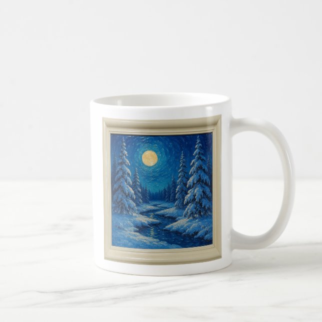 Winter Moonlight Mug (Right)