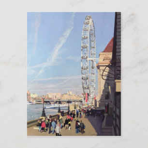 Winter morning at the London Eye Postcard